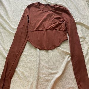 Brown long sleeve